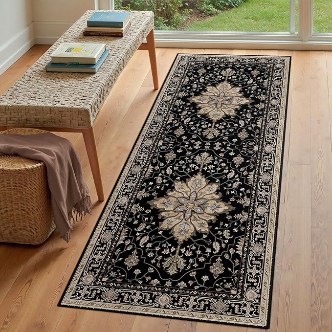 RELEANY Washable Area Rug, Runner 3'x8', Water Repellent, Pet Friendly - Image 3