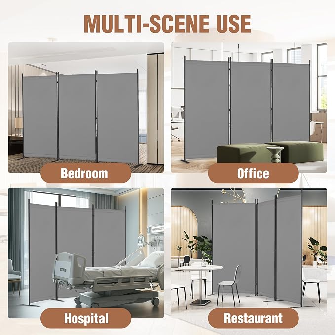 Room Divider 6FT Folding Privacy Screen - Image 6