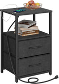 TUTOTAK End Table with Charging Station, Night Stand | Side Table with 2 USB by ChoosetutotakFurnitureBuildYourCozyHome