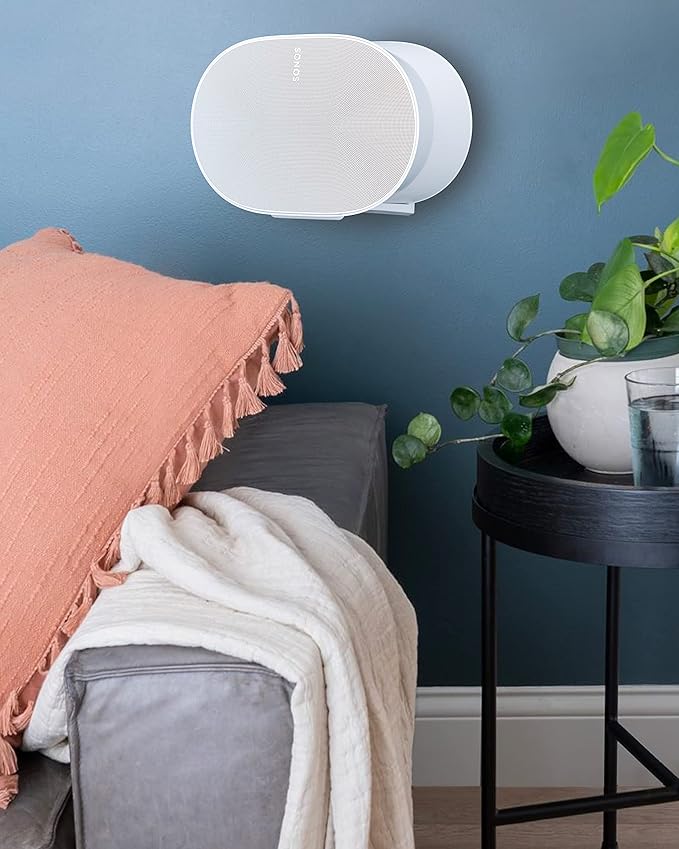 Sanus Speaker Wall Mount for Sonos Era 300™ - Swivel & Tilt Speaker Mount with Easy 15-Minute Install - Single, White