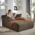 Oversized Chaise Lounge Chair Indoor, Comfy Fluffy Cloud Couch, Modern Deep by JEEOHEY