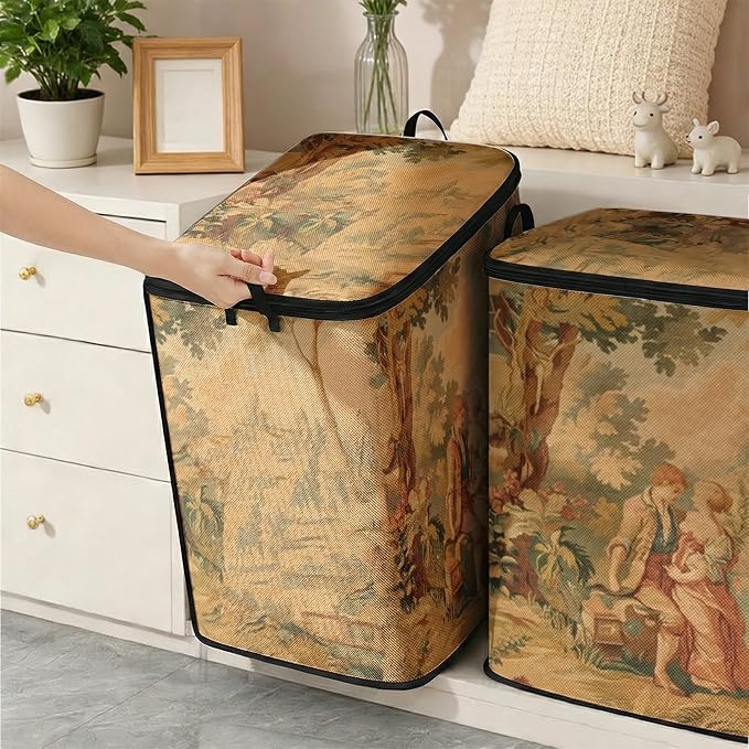 2pcs blanket storage bag for under bed, closet organizers 95L | clothing - Image 6