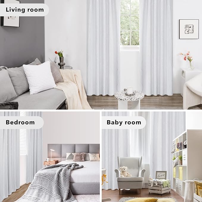 Deconovo Blackout Back Tab Curtains - Image 6
