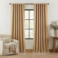 NICETOWN Thick Living Room Caramel Curtains 84 inches Long, Rod Pocket/Back by NICETOWN