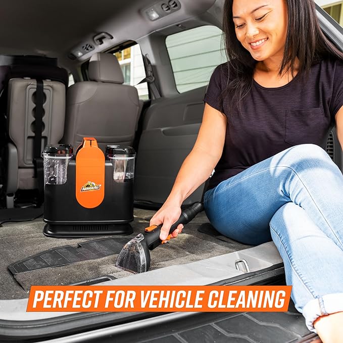 Armor All SCC301 0901 Upholstery & Carpet Cleaner, Car and Auto Detailer with Tools for Pets, Area Rugs and Couches