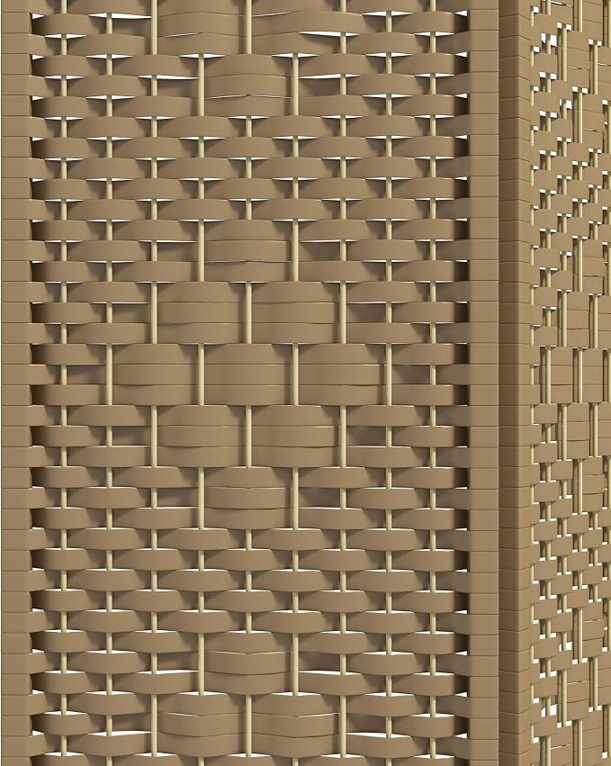 HOMCOM 3 Panel Room Divider, Folding Privacy Screen, Natural | Room Separator - Image 8