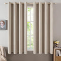 MIULEE 100% Blackout Linen Curtains by MIULEE