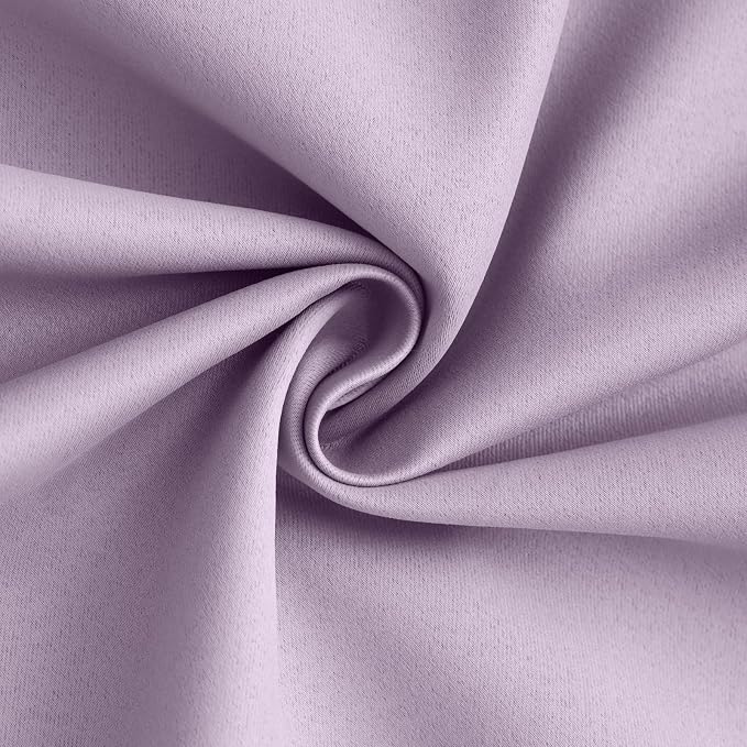 Yakamok Lilac 100% Blackout Curtains 96 Inches Long - Image 3