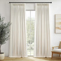 Brich 94 Inches Long Linen Curtains by Topfinel