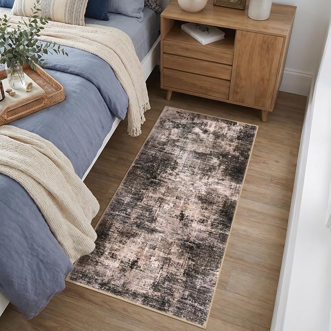 Abstract Runner Rug 2x4 Ft Entryway Rugs Washable Door Mat Indoor Entrance - Image 9