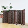 6 Panel Double Sided Short Room Divider by Furnnylane