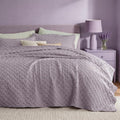Bedsure King Size Quilt, Lightweight Comforter Set, Light Purple Bedspread | by Unknown