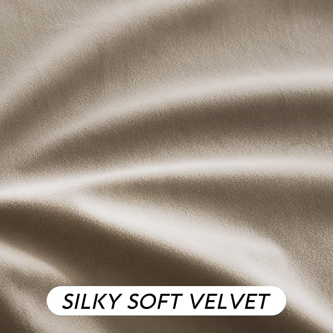 RYB HOME Velvet Curtains 108 inches Long, Extra Long High Ceiling Curtains | - Image 7