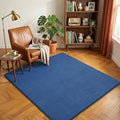 5x5 Square Area Rugs for Bedroom Living Room, Modern Non Slip Minimalist Carpet by AmeareaDirect