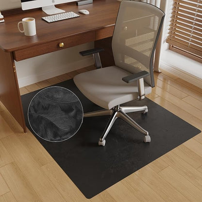 36" x 48" Office Mat for Hardwood Floor with 3D Feather Design,Waterproof&Non-Slip Computer Floors Mat,Utility Office Floor Mats for Rolling Chairs Hardwood,Office Chair Floors Protector for Home&Game