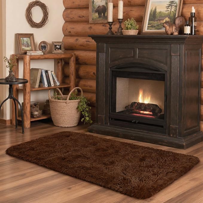 HOMORE Runner Rug 2x4 Brown Rug - Image 4