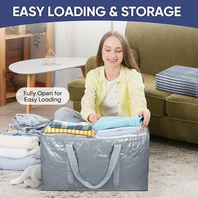 TICONN 6 Pack Extra Large Moving Bags Heavy Duty - Image 7