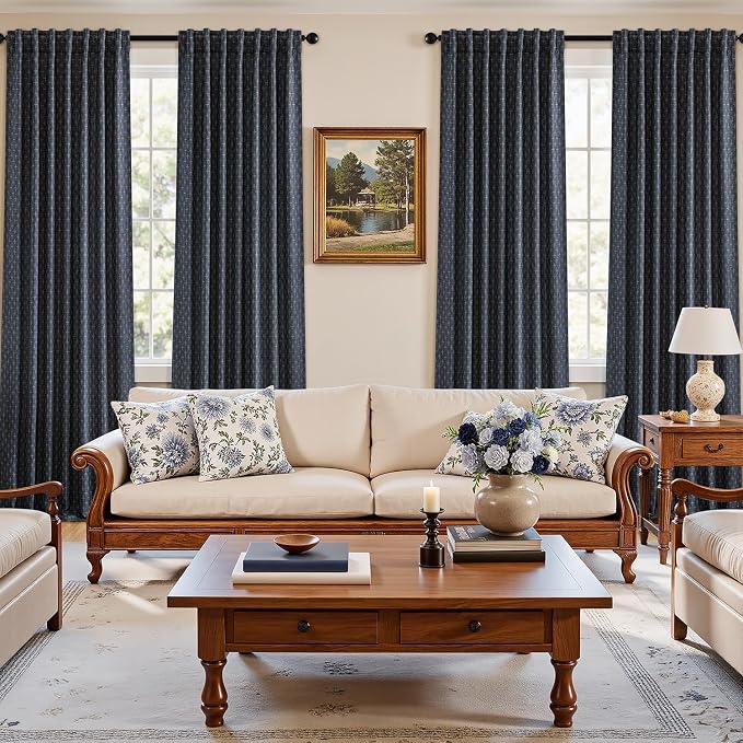 MIULEE 100% Blackout Decorative Linen Curtains - Image 5