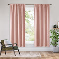 RYB HOME Bedroom Blackout Curtains 54 inches Long, 100% Blackout | Thermal by RYBHOME