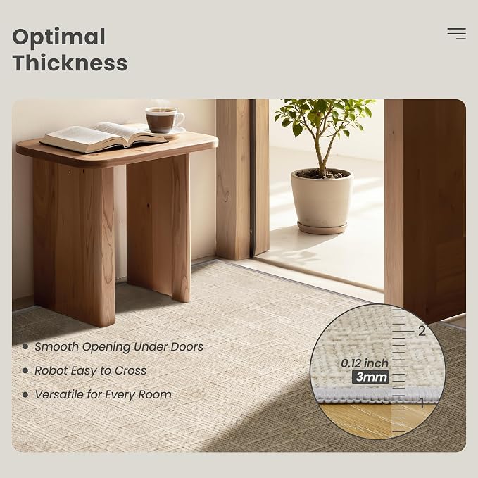 6x9 Area Rugs, High Low Pile Washable Rugs - Image 7