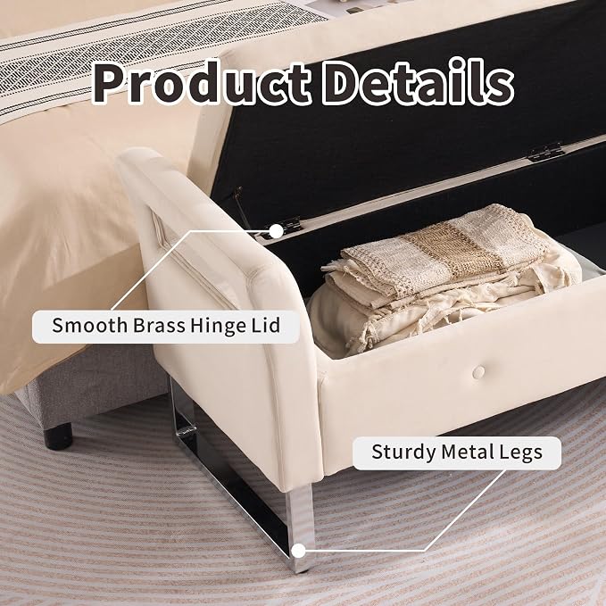 Chifee & Vingol Storage Bench - Image 4