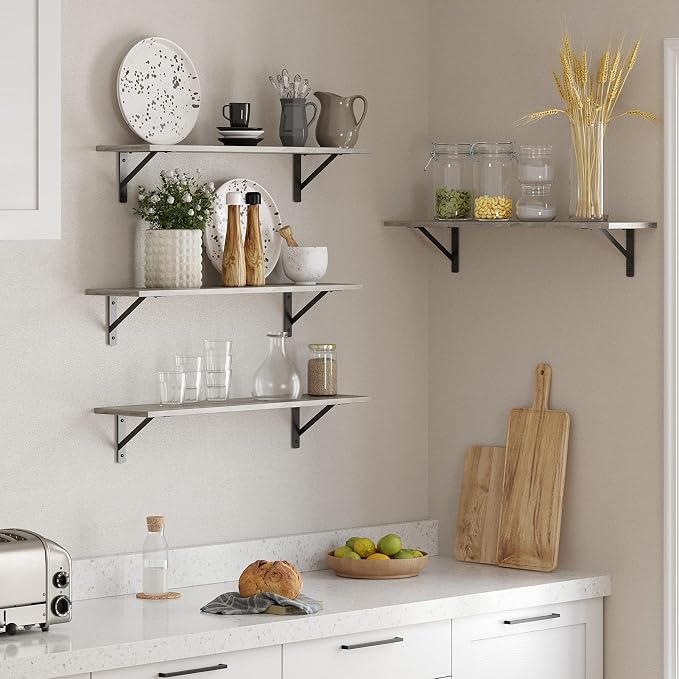 Long Wall Shelves, 31.5" Wall Mounted Shelves - Image 7