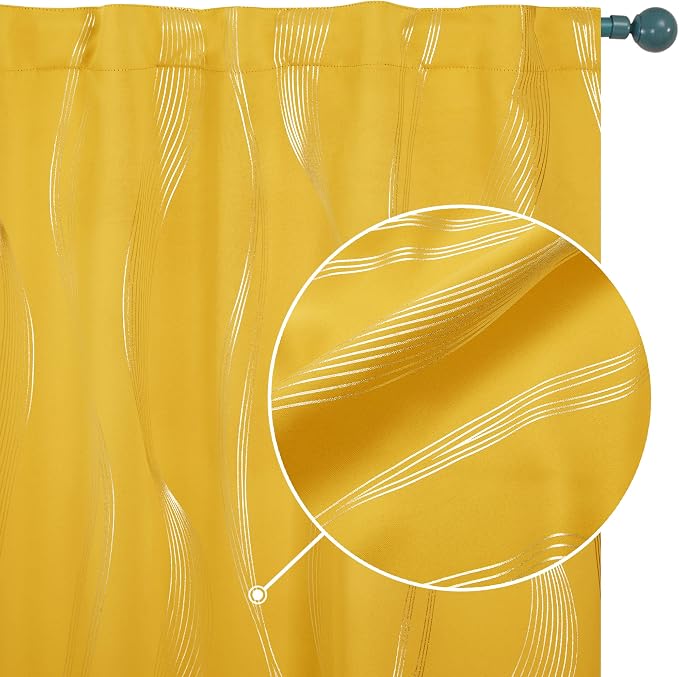 Deconovo Blackout Back Tab Curtains - Image 8