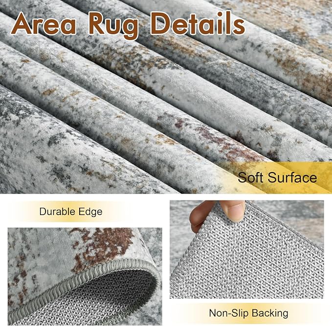 9x12 Ft Extra Large Washable Area Rugs - Image 6
