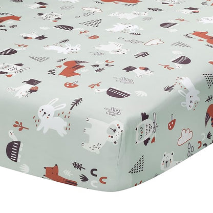 Bedtime Originals Animal Alphabet 5-Piece Infant Nursery Baby Crib Bedding Set