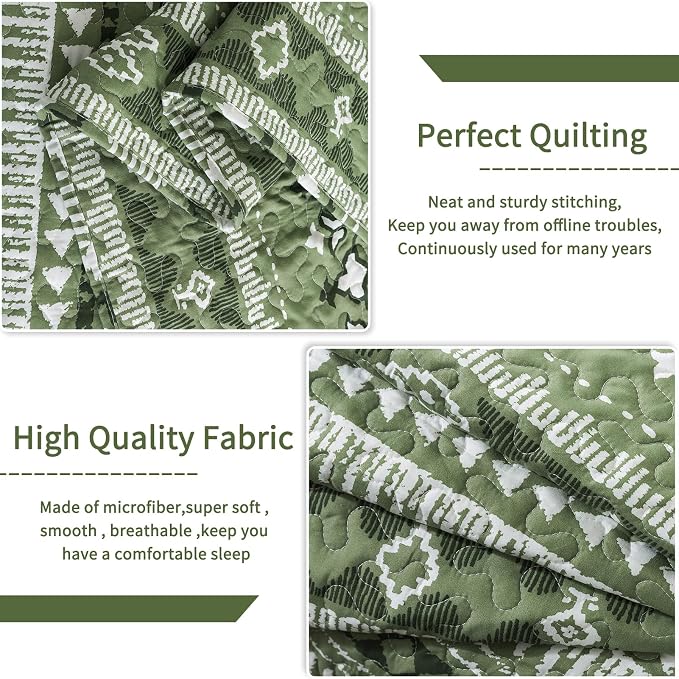 VAPUTAR Reversible Quilt Bedding Set - Image 4