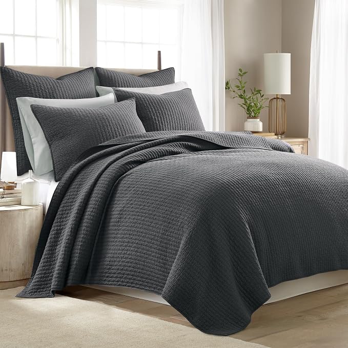 Levtex Home Cross Stitch Reversible Twin XL/Twin Quilt Set and 1 Pillow Sham - Image 7