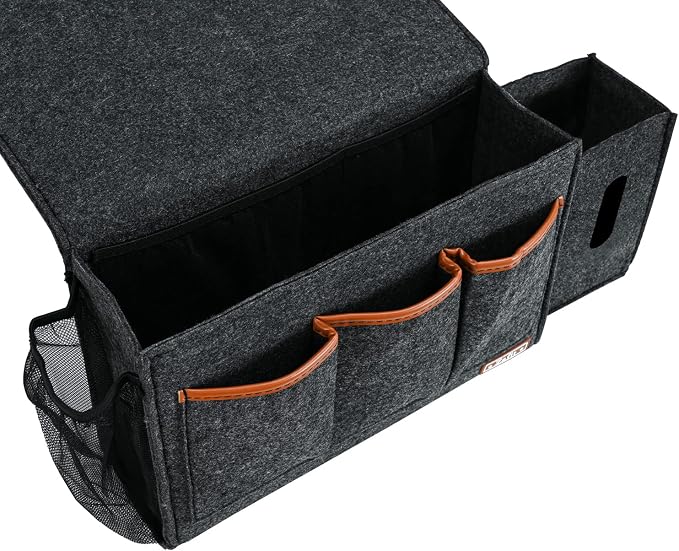 Zafit Bedside Caddy, Large Size Storage Organizer - Image 5