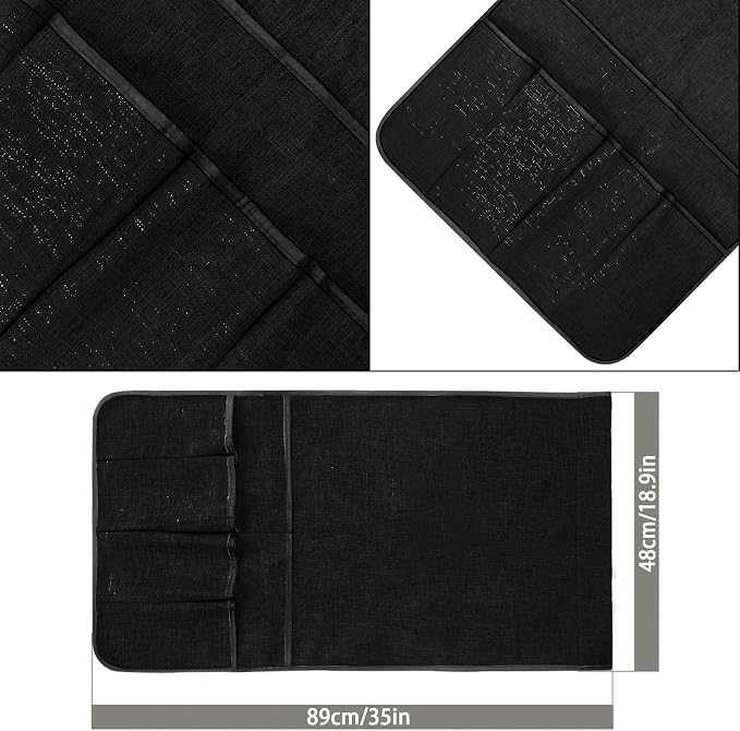 Couch Sofa Armrest Organiser Arm Chair Caddy Bedside Storage Pocket - Image 4