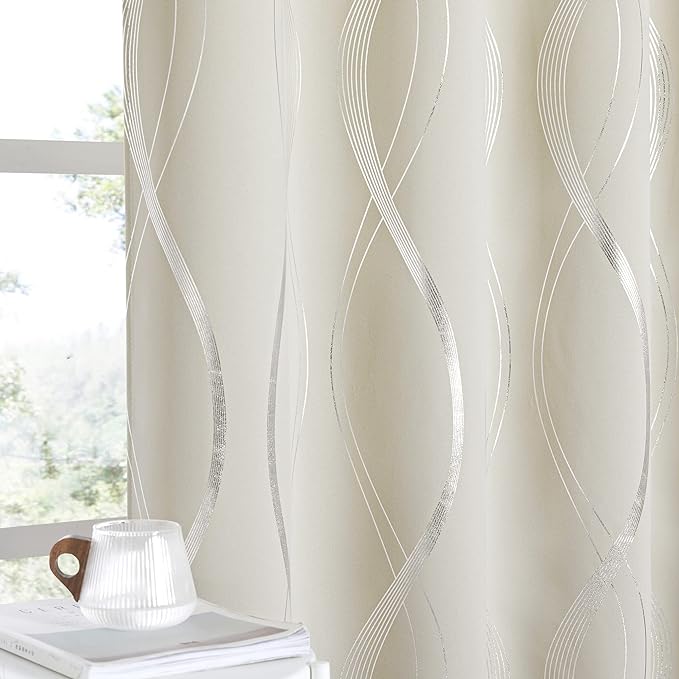 NICETOWN Bedroom Curtains Small Blackout Panels, Window Treatment Thermal by NICETOWN