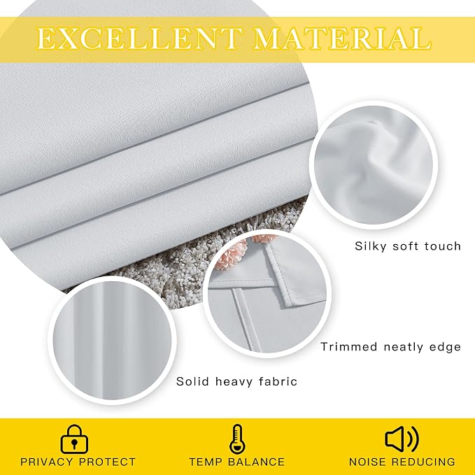 NICETOWN Patio Door Curtain Vertical Blinds - Image 5