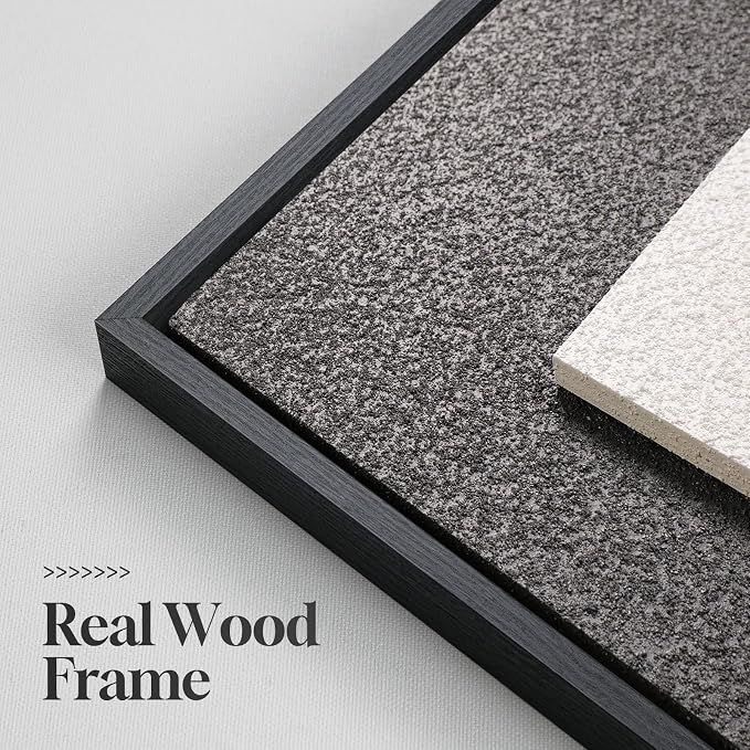3D Textured Framed Brown and White Abstract Wall Art Set, 3 Piece 16x24 In | - Image 5