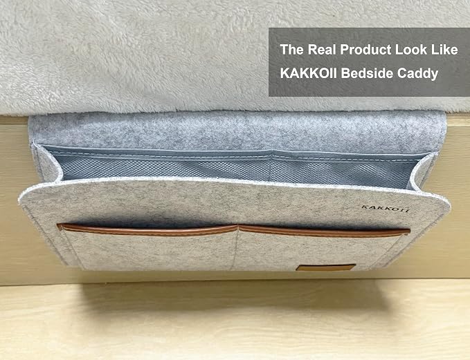 Bedside Caddy, Sofa Caddy, Storage Organizer Pocket - Image 9