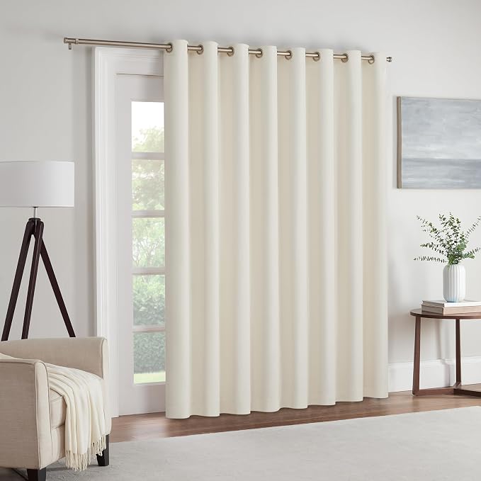 Eclipse Extra Wide Grommet Curtain, Kendall Sliding Patio Door Curtain Panel - Image 6