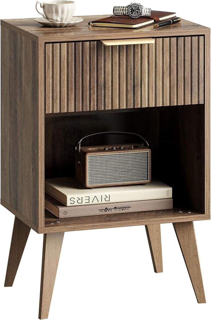 YAUKOMEL Fluted Nightstand - Image 3
