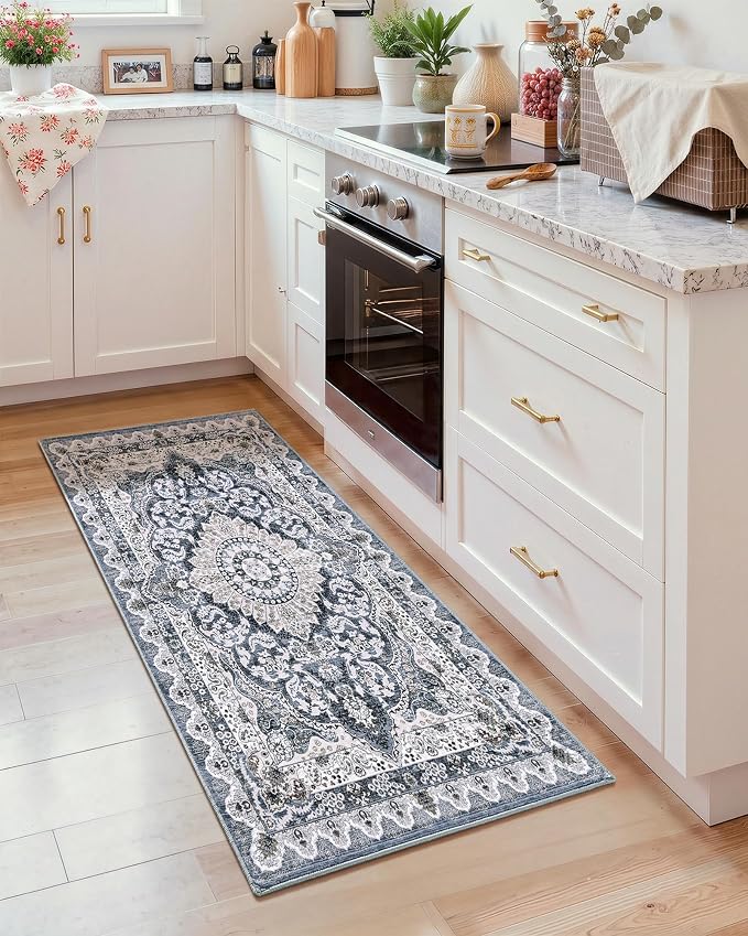 Macgace Washable Vintage Area Rug - Image 2