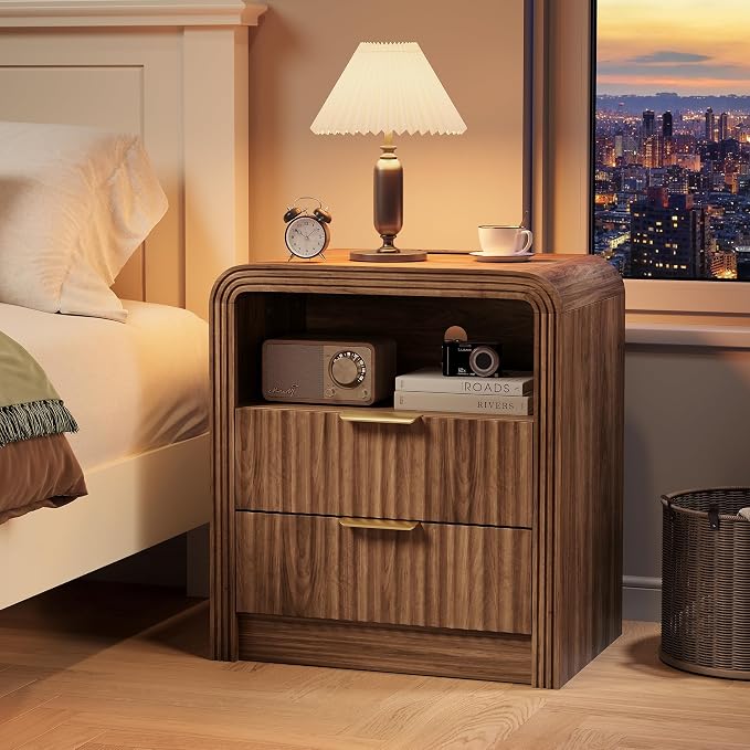 Fluted Nightstand Set of 2 - Image 7