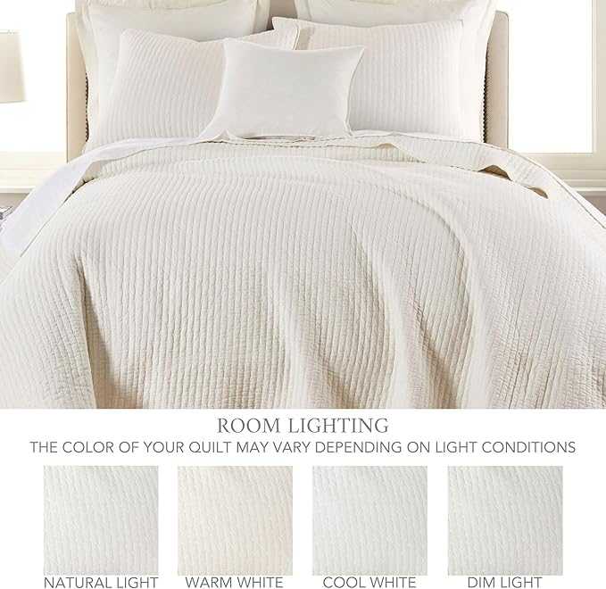 Levtex Home Cross Stitch Reversible Full Bedspread Set - Image 4