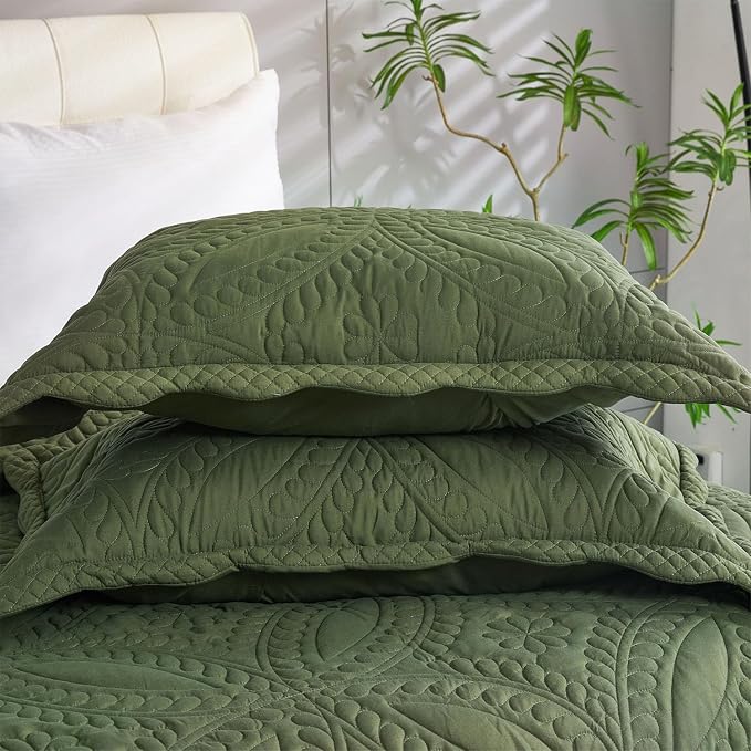 Cmfshape King Bedspread 106"x96", 3 Piece King Quilt - Image 7