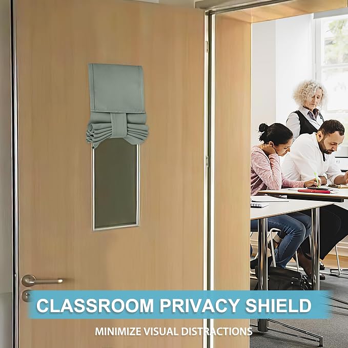 RYB HOME Classroom Door Window Cover, Room Darkening Block Views, Office Door - Image 3