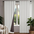 Deconovo Faux Linen 100% Blackout Curtains by Unknown