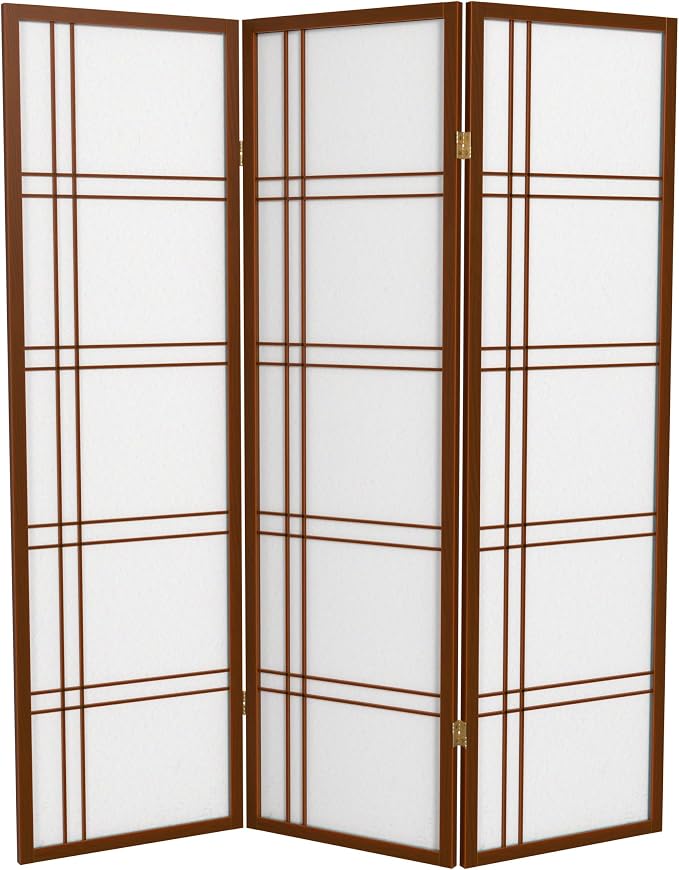 Red Lantern 5 ft. Tall Double Cross Shoji Screen by RedLantern