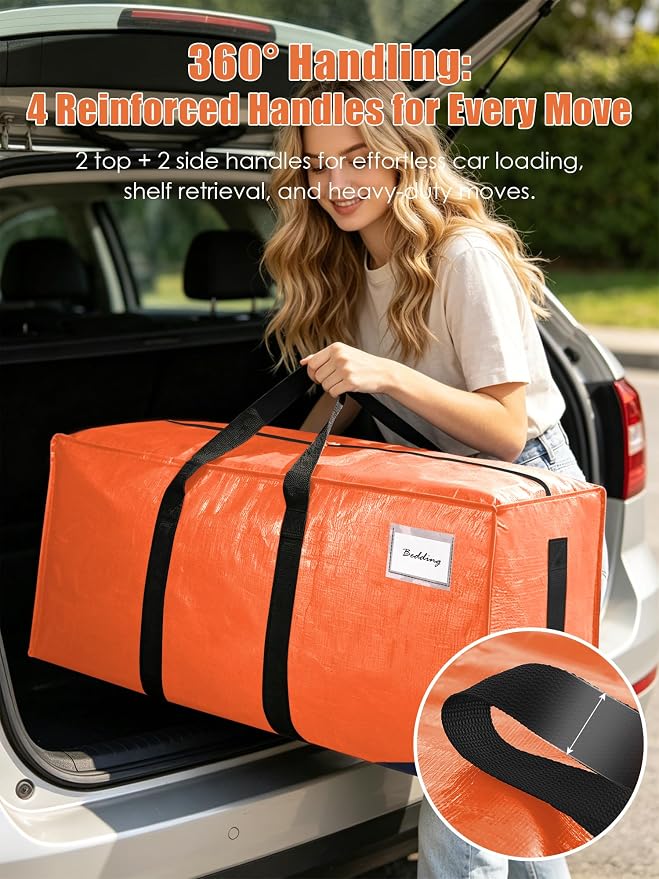 SWEET DOLPHIN 8 Pack 200LB Heavy-Duty Moving Bags - Image 5