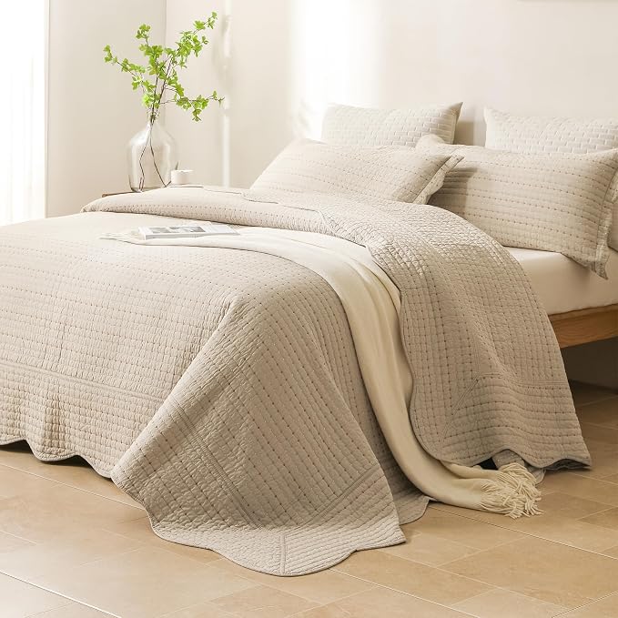 Lady Ann Oversized King Bedspreads 128x120 Multi-Color Dot Pattern Print by LadyAnn