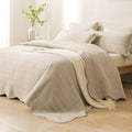 Lady Ann Oversized King Bedspreads 128x120 Multi-Color Dot Pattern Print by LadyAnn