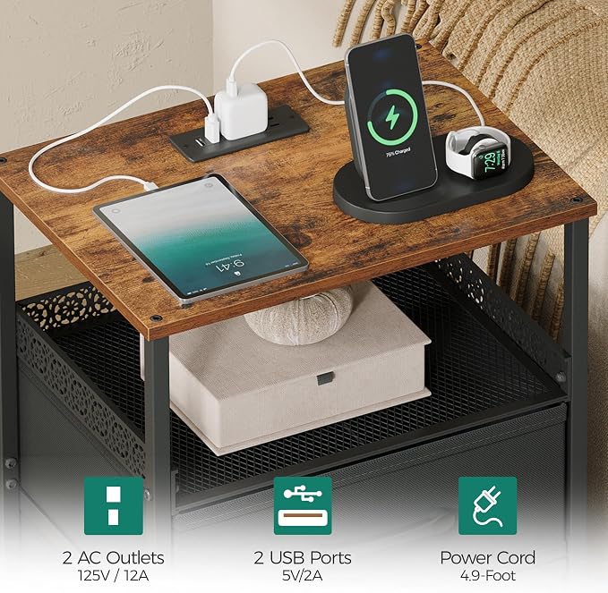 JARHETUN Nightstand Set of 2 - Image 5